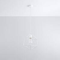 Lampe à suspension GASPARE blanc