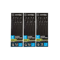 Przypon Matrix MXC-3 Sz12 Barbless 0.20mm 10cm Super Stop 8szt