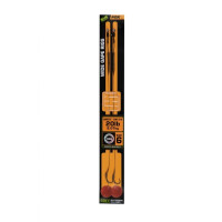 Hak Fox Wide Gape 6 20LB Camotex Semi Stiff 2pcs
