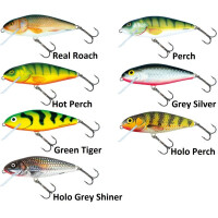 Wobler Salmo Perch Floating 8cm Hot Perch