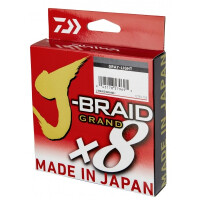 Plecionka Daiwa J-Braid Grand X8 0,13mm 8,5kg 19lb 135m Gray-Light
