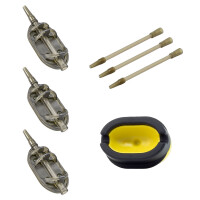 3x Podajnik Method Feeder Rock 40g Z Foremką