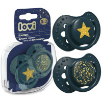 LOVI SMOCZEK DYNAMICZNY STARDUST 2szt. 0-3m ZIELONY