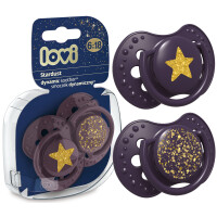 LOVI SMOCZEK DYNAMICZNY STARDUST 2szt. 6-18m FIOLETOWY