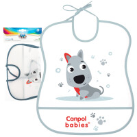 CANPOL BABIES ŚLINIAK ZMYWALNY Z KIESZENIĄ MIĘKKI WODOODPORNY