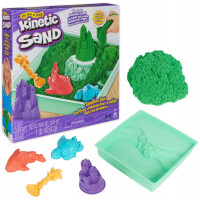 Kinetic Sand Piasek Kinetyczny Zielony Mini Piaskownica Dno Morskie