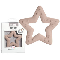 BIBS BABY BITIE GRYZAK GWIAZDKA BLUSH BEZ BPA +3m