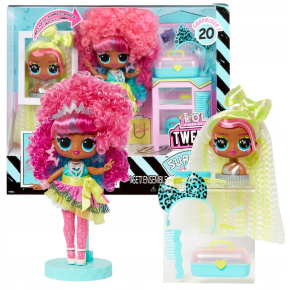 LOL SURPRISE TWEENS SURPRISE SWAP LALKA CORA CURLS 2 CRIMPS ZAMIANA GŁÓW