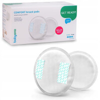 BABYONO WKŁADKI LAKTACYJNE COMFORT BIAŁE 50 + 20 ULTRACHŁONNE ODDYCHAJĄCE