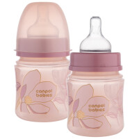 CANPOL BABIES BUTELKA ANTYKOLKOWA SZEROKA BEZ BPA 120ml EASY START +0m