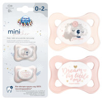 CANPOL BABIES SMOCZEK SYMETRYCZNY SILIKON MINI 0-2m 2szt.