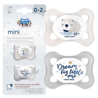 CANPOL BABIES SMOCZEK SYMETRYCZNY SILIKON MINI 0-2m 2szt.