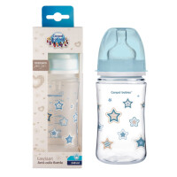CANPOL BABIES BUTELKA SZEROKA 240ml EASY START +3m