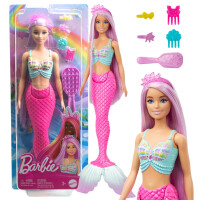 Barbie Szczypta Magii Lalka Magiczna Syrenka Długie Włosy