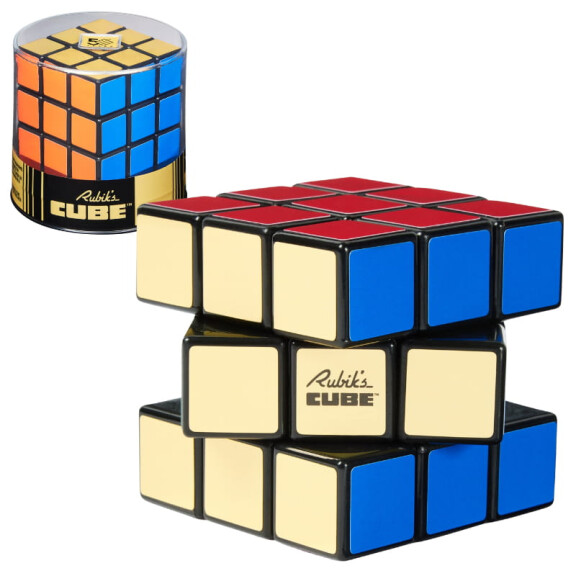Rubik's Cube Kostka Rubika 3x3 Oryginalna 50. Rocznica Edycja Limitowana W Gablotce