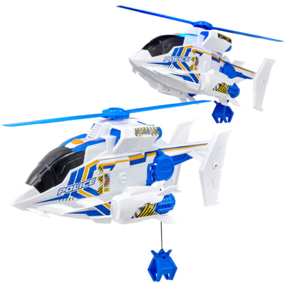 Dumel Flota Miejska Helikopter Nocny Patrol Pojazd Policja Światło I Dźwięk