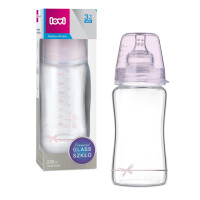 LOVI BUTELKA SZKLANA DIAMOND GLASS GIRL 250ml 3m+