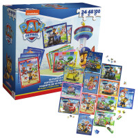Psi Patrol Puzzle Zestaw 12 Układanek 12w1 12-pak