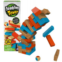 Jumbling Tower Tańcząca Wieża Drewniana Gra Zręcznościowa
