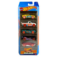 Hot Wheels Track Builder 5-pak Zestaw Małych Samochodzików