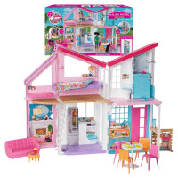 Barbie Malibu Składany Domek Dla Lalek Z Akcesoriami