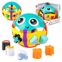 Dumel Tuli Fun Sorter Kształtów Piłka Uśmiechnięta Zestaw Klocki 10m+