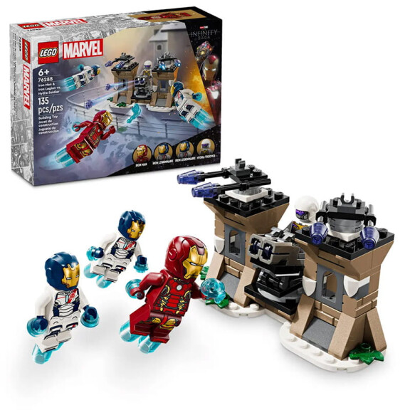 Lego Super Heroes Marvel Iron Man I Iron Legion Kontra Żołnierz Hybrydy Zestaw Klocki 76288 135 El. 6+