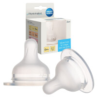 Canpol Babies Smoczek Silikonowy Do Butelki S-Shape S Mini +0m 2 szt