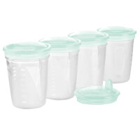 BabyOno Pojemniki Do Przechowywania Pokarmu 4szt 200ml