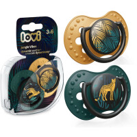 Lovi Smoczek Uspokajający Dynamiczny Silikonowy Jungle Vibes Boy 2szt. 3-6 m