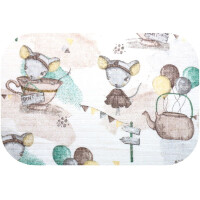 Ega Kids Pieluszka Tetrowa Wzorzysta 1 szt. 70x80 cm Myszki