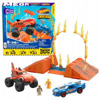 Mega Hot Wheels Monster Truck Tiger Shark Zestaw Klocki