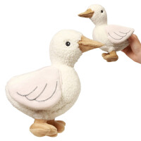 Babyono Grzechotka Sensoryczna Przytulanka Maskotka Gąska Goose Zoe 0+