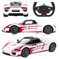 Rastar Porsche 918 Spyder Weissach Pojazd Zdalnie Sterowany RC Samochód Auto 1:14