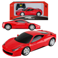 Rastar Ferrari 458 Italia Pojazd Zdalnie Sterowany RC Samochód Auto 1:18