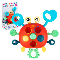 Dumel Tuli Fun Krab Sensoryczne Niespodzianki Dla Niemowląt 18m+