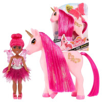 Dream Bella Magiczny Zestaw 2-pak Little Fairies Doll Pink Lalka I Jednorożec Ribbon