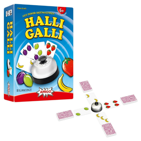 Egmont Halli Galli Owocowa Gra Karciana Z Dzwonkiem 6+