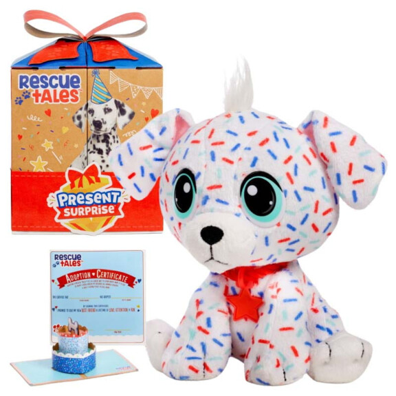 Little Tikes Rescue Tales Present Surprise Urodzinowy Piesek Zestaw Dalmatyńczyk