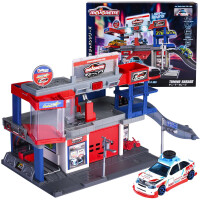 Majorette Japan Series Zestaw Garaż Tuningowy + Autko Honda Civic Type R EK9 5+