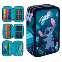 CoolPack Disney Core Jumper 3 Piórnik 3-komorowy Z Wyposażeniem Stitch