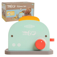 Owl & Fox Drewniany Toster Zestaw Z Akcesoriami Montessori
