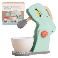 Owl & Fox Drewniany Zestaw Do Pieczenia Mikser Z Akcesoriami Robot Kuchenny Montessori