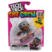 Tech Deck Sk8 Crew Pack Fingerboard + Figurka Skater Szara Czapka