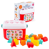 Dumel Tuli Fun Koszyczek Sorter Kształtów Koszyk Wiaderko 10m+