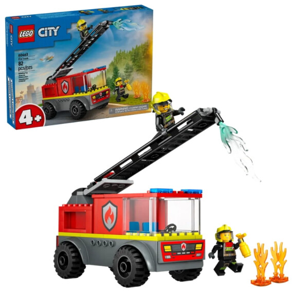 Lego City Zestaw Wóz Strażacki Z Drabiną 82 El. 4+