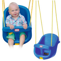Little Tikes Głęboka Huśtawka Kubełkowa Niebieska 9m+