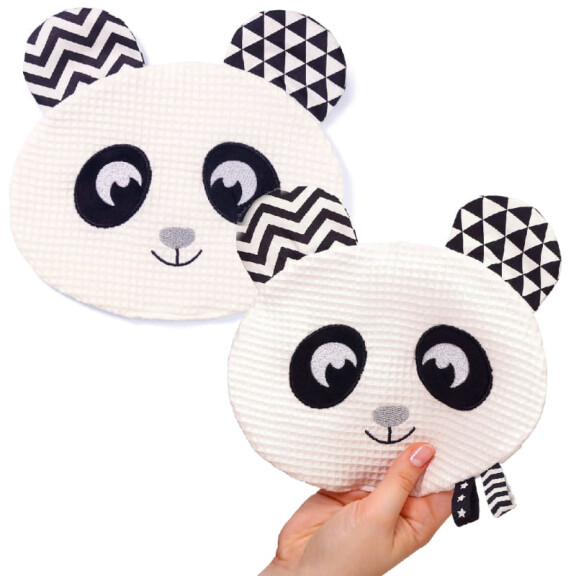 Babyono Szeleścik Sensoryczny Przytulanka Happy Panda Blink & Smile 0m+