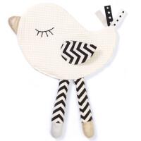 Babyono Szeleścik Sensoryczny Przytulanka Little Birdie Blink & Smile Ptaszek 0m+