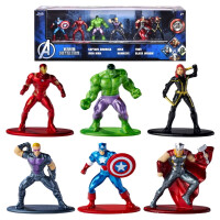 Jada Marvel Avengers Figurka Metalowa Zestaw Figurek Metalowych 6-pak 3+